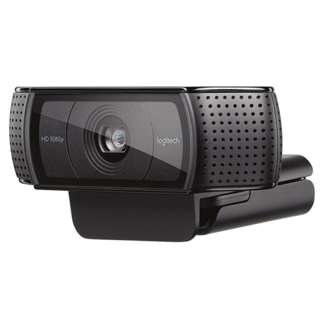 Logitech HD Pro Webcam C920e, Widescreen Video Chiamata e La Registrazione, Macchina Fotografica 1080 p, desktop o Laptop Webcam, C920 versione di aggiornamento