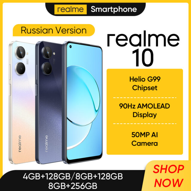 Realme 10 cellulari 90Hz AMOLED schermo Helio G99 processore 50MP fotocamera 30W carica 5000mAh batteria 4G Smartphone versione russa