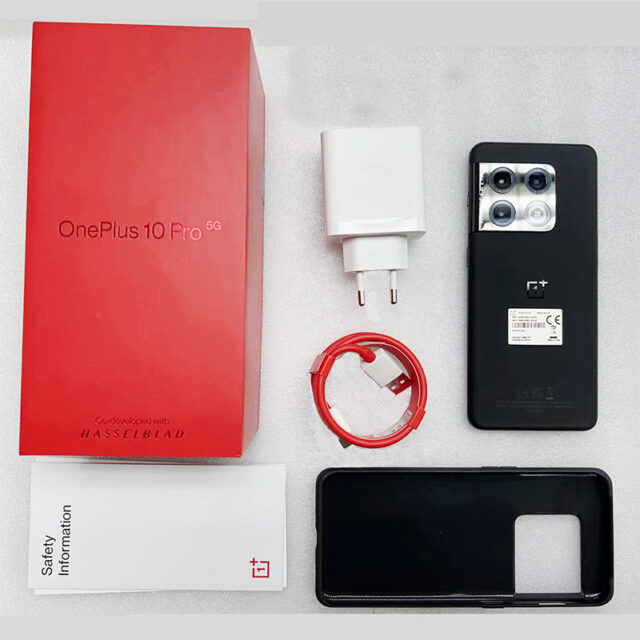 Originale OnePlus 10 Pro 10pro 5G Global Rom Smartphone 8GB 128GB Snapdragon 8 Gen 1 telefoni cellulari 80W cellulare a ricarica rapida