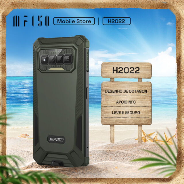 IIIF150 H2022 IP68/IP69K telefono robusto impermeabile 5.5 "HD + 4GB + 32GB cellulare 4800mAh batteria con Smartphone NFC