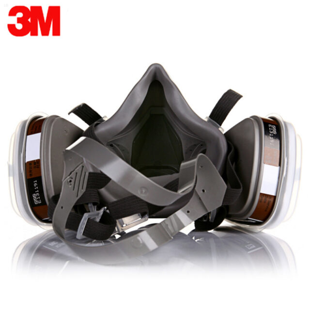3M 6200 maschera antigas respiratore chimico maschera protettiva mezza maschera Spray per vernice industriale filtro Anti vapore organico 6001/2091