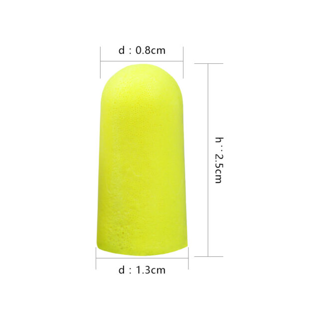 Tappi per le orecchie Bullet 3M e-a-rsoft giallo Neon 312-1250 riduzione del rumore elastico Wireless NRR:33dB/SNR:36dB LT086