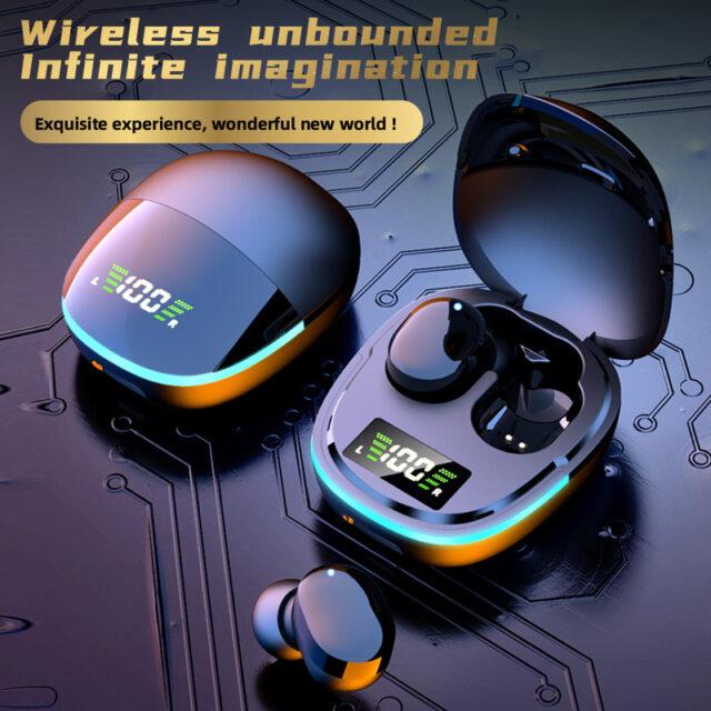 TWS G9S auricolari Bluetooth cuffie Wireless cuffie HiFi auricolari sportivi con riduzione del rumore impermeabile con microfono per smartphone