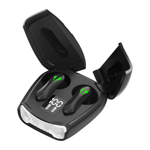 S08 auricolare Bluetooth auricolare Wireless per sport all'aria aperta 5.3 con Bin di ricarica Display di alimentazione Touch Control auricolari per cuffie