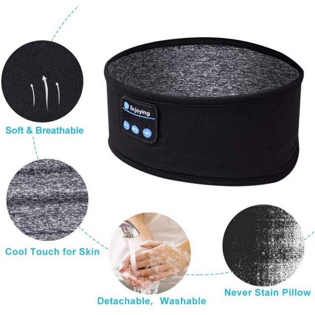Auricolare Bluetooth senza fili fascia per dormire cuffie cuffie musicali cuffie sportive elastiche morbide e confortevoli