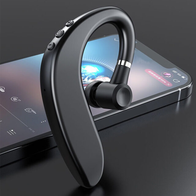 Auricolare Wireless Bluetooth 5.0 auricolare HiFi Stereo impermeabile Business cuffie auricolare vivavoce con microfono per Huawei Xiaomi