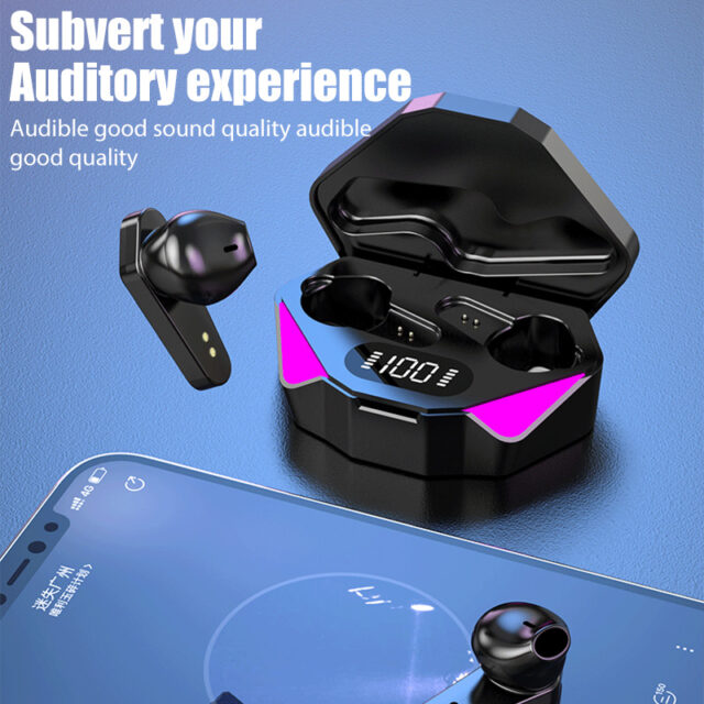 Nuovi auricolari X15 TWS cuffie Wireless Bluetooth 65ms auricolari a bassa latenza cuffie da gioco Esport cuffie da gioco microfono per xiaomi