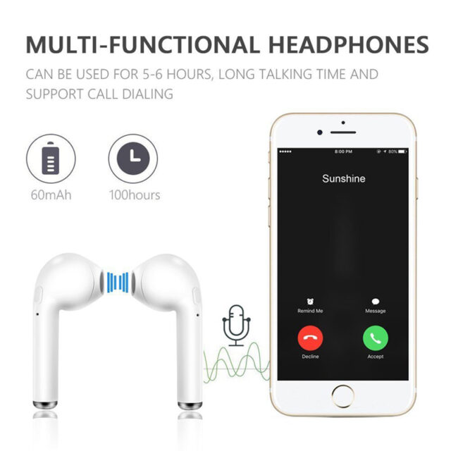 I7s TWS auricolare Bluetooth nell'orecchio cuffie Wireless Mini auricolari musicali auricolari sportivi cuffie con microfono per telefono xiaomi iphone