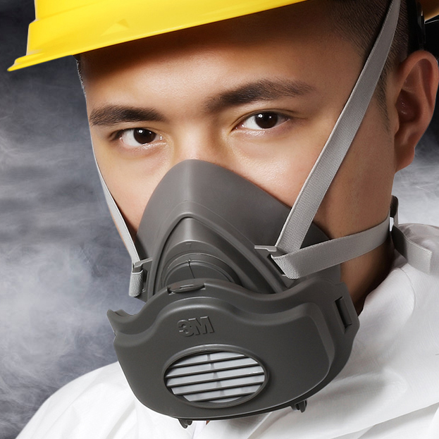 3M 3200 50 pezzi filtri mezza maschera antipolvere maschera antigas respiratore maschera protettiva di sicurezza Anti polvere Anti vapori organici