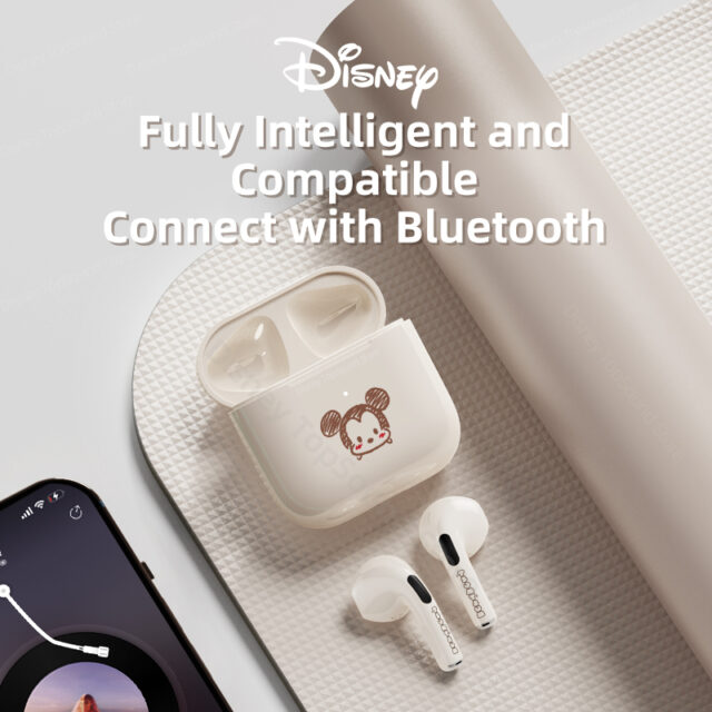Auricolari originali Disney LY-202 TWS Wireless Bluetooth 5.0 Sport riduzione del rumore cuffie da gioco Touch Control 2022 nuovo