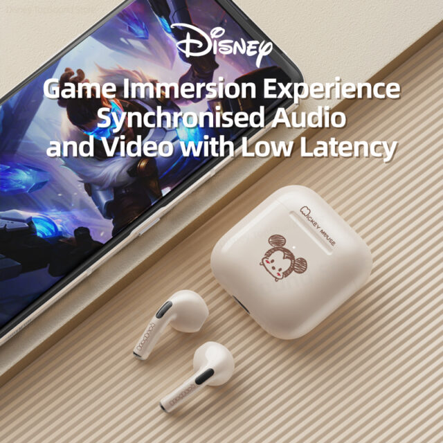 Auricolari originali Disney LY-202 TWS Wireless Bluetooth 5.0 Sport riduzione del rumore cuffie da gioco Touch Control 2022 nuovo