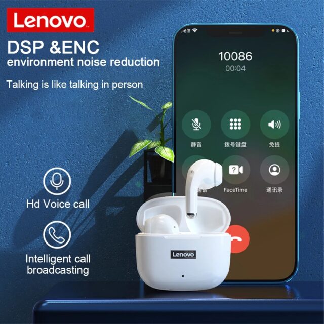 Lenovo lp40 pro /LP40 auricolare Bluetooth 5.0 suono immersivo TWS con microfono Touch Control per un lungo tempo di Standby