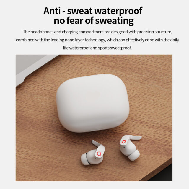 Cuffie Bluetooth Wireless Dual In-Ear Sports Mini cuffie Stereo universali con cancellazione del rumore di movimento di alta qualità